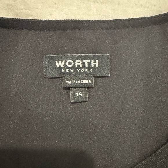 Worth New York Tank Linen blend Button Down Dress Pockets black - Picture 8 of 12